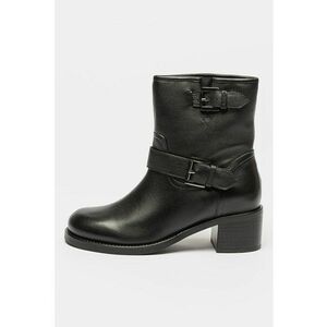 Botine din piele cu toc masiv New-Camperos imagine
