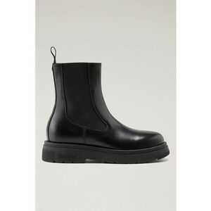 Ghete Chelsea high-cut de piele imagine