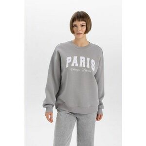 Bluza de trening cu broderie text imagine