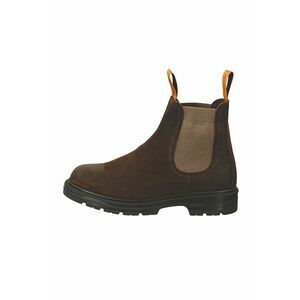Ghete chelsea de piele nabuc cu benzi pull-on imagine