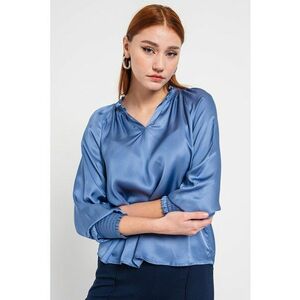 Bluza uni cu mansete elastice imagine