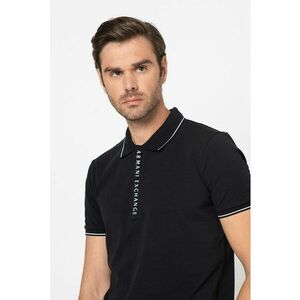 Tricou polo cu fenta cu fermoar imagine