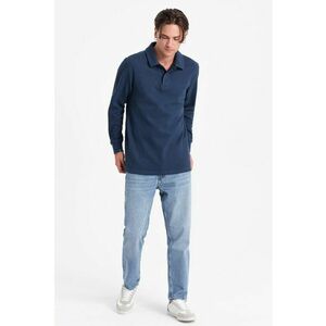 Bluza polo din amestec de bumbac imagine