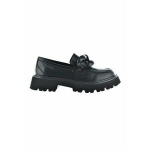 Pantofi loafer din piele ecologica cu detaliu cu lant imagine