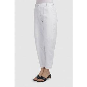 Pantaloni din amestec de bumbac si modal cu buzunare laterale imagine