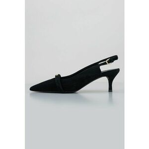Pantofi slingback de piele intoarsa cu toc kitten imagine
