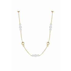 Colier placat cu aur de 14K si decorat cu perle imagine