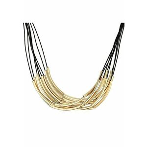 Colier placat cu aur de 14K - cu siraguri multiple imagine