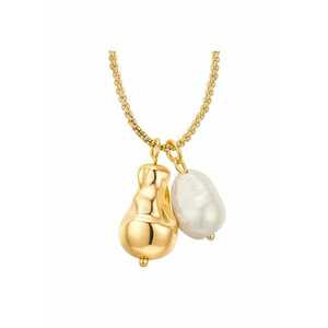 Colier placat cu aur de 14K si decorat cu pandantive imagine