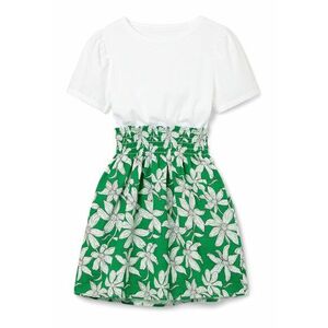 Rochie evazata cu imprimeu floral imagine