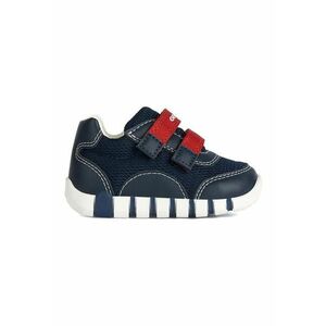 Pantofi sport cu velcro si garnituri de piele ecologica imagine