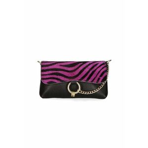 Geanta crossbody de piele cu detaliu lant imagine