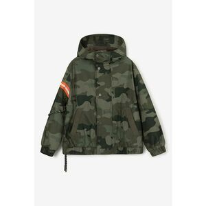 Jacheta cu gluga si model camuflaj imagine