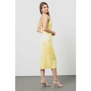 Rochie midi de satin imagine