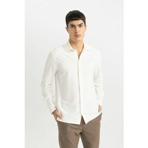 Camasa regular fit cu guler ascutit imagine