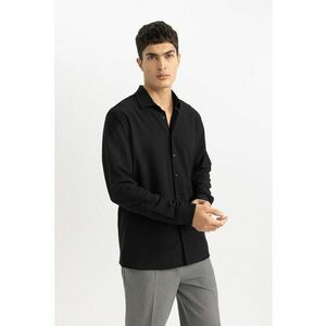 Camasa regular fit cu guler ascutit imagine
