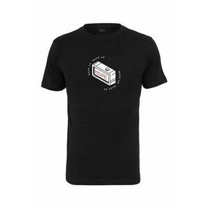 Tricou de bumbac cu decolteu la baza gatului si imprimeu ceas imagine