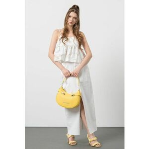 Bluza cu volan peplum si imprimeu floral imagine