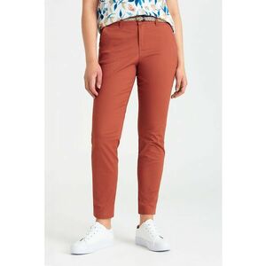 Pantaloni crop cu o curea impletita imagine