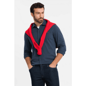 Camasa regular fit de bumbac imagine