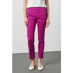 Pantaloni crop din amestec de bumbac imagine