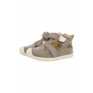 Sandale de piele si piele intoarsa Sllove imagine
