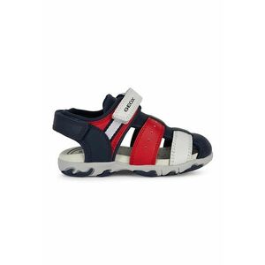 Sandale cu inchidere velcro si detalii din piele imagine