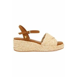 Sandale wedge cu design impletit imagine