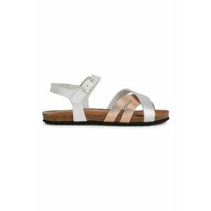 Sandale de piele ecologica cu doua nuante imagine