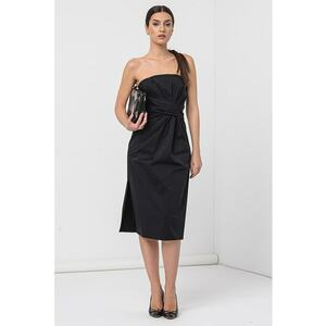 Rochie-creion din amestec de bumbac cu fronseu imagine
