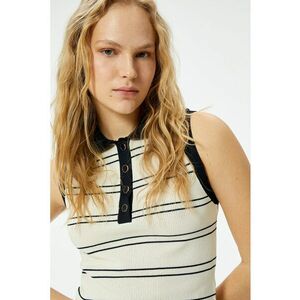 Top polo cu model in dungi imagine