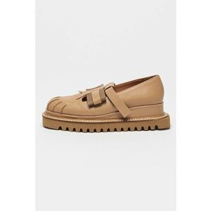 Pantofi loafer din piele cu inchidere velcro imagine
