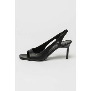 Sandale slingback de piele cu toc stiletto imagine