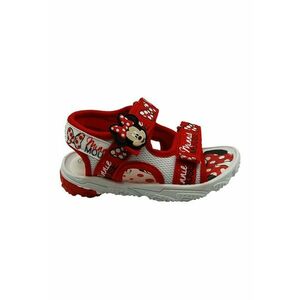 Sandale cu velcro si imprimeu Minnie Mouse imagine