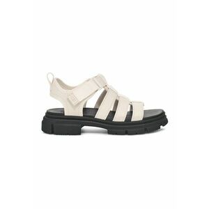 Sandale de piele si material textil cu velcro imagine