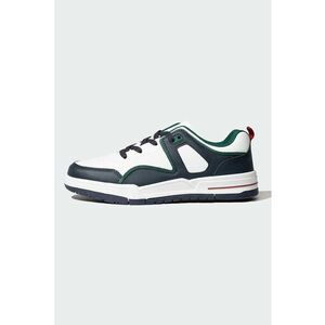 Pantofi sport din piele ecologica cu varf rotunjit imagine