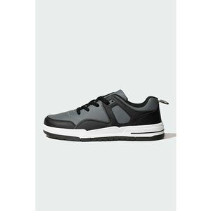 Pantofi sport din piele ecologica cu varf rotunjit imagine