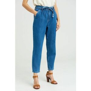 Blugi mom fit cu talie inalta1 imagine
