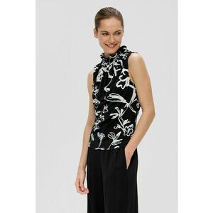 Top slim fit cu model floral imagine