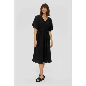 Rochie evazata cu cordon in talie imagine