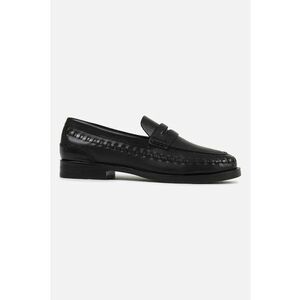 Pantofi loafer din piele cu detalii texturate imagine