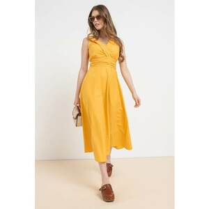 Rochie midi din amestec de bumbac Galizia imagine