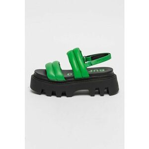 Sandale slingback de piele ecologica imagine