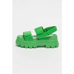 Sandale slingback de piele ecologica imagine