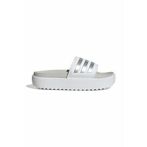 Papuci cu logo si platforma Adilette imagine