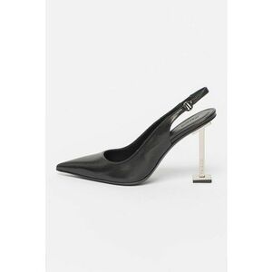 Pantofi slingback din piele cu varf ascutit imagine