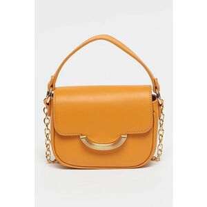 Geanta crossbody de piele ecologica cu bareta din lant imagine