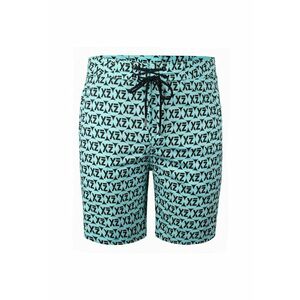 Pantaloni scurti de baie cu buzunare cu fermoar si model Dazzers 28989 imagine