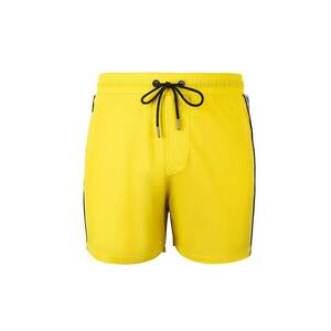 Pantaloni scurti de baie cu logo lateral si buzunare cu fermoar Seabeat 28987 imagine