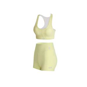 Set de top cu decolteu in V si colanti scurti pentru fitness Celeb imagine